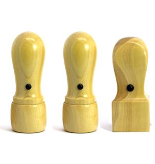 薩摩本柘3本セット　実印（天丸）18.0mm／銀行印（天丸）16.5mm／角印21.0mm