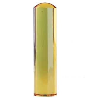 シトリン人工黄水晶  実印15.0mm