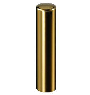 鏡面ゴールドチタン 実印13.5mm